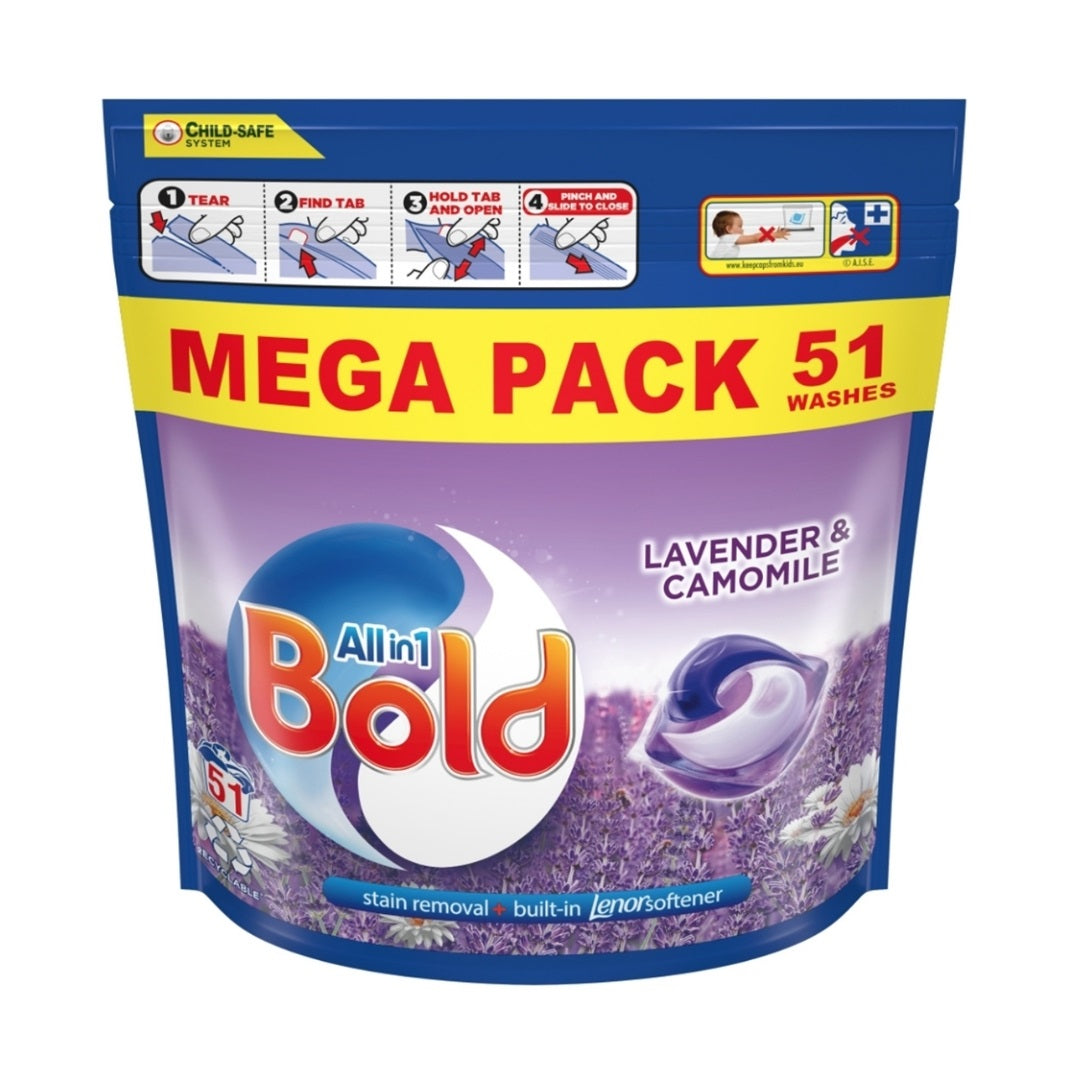 Bold Lavender & Camomile Pods - 51 Wash