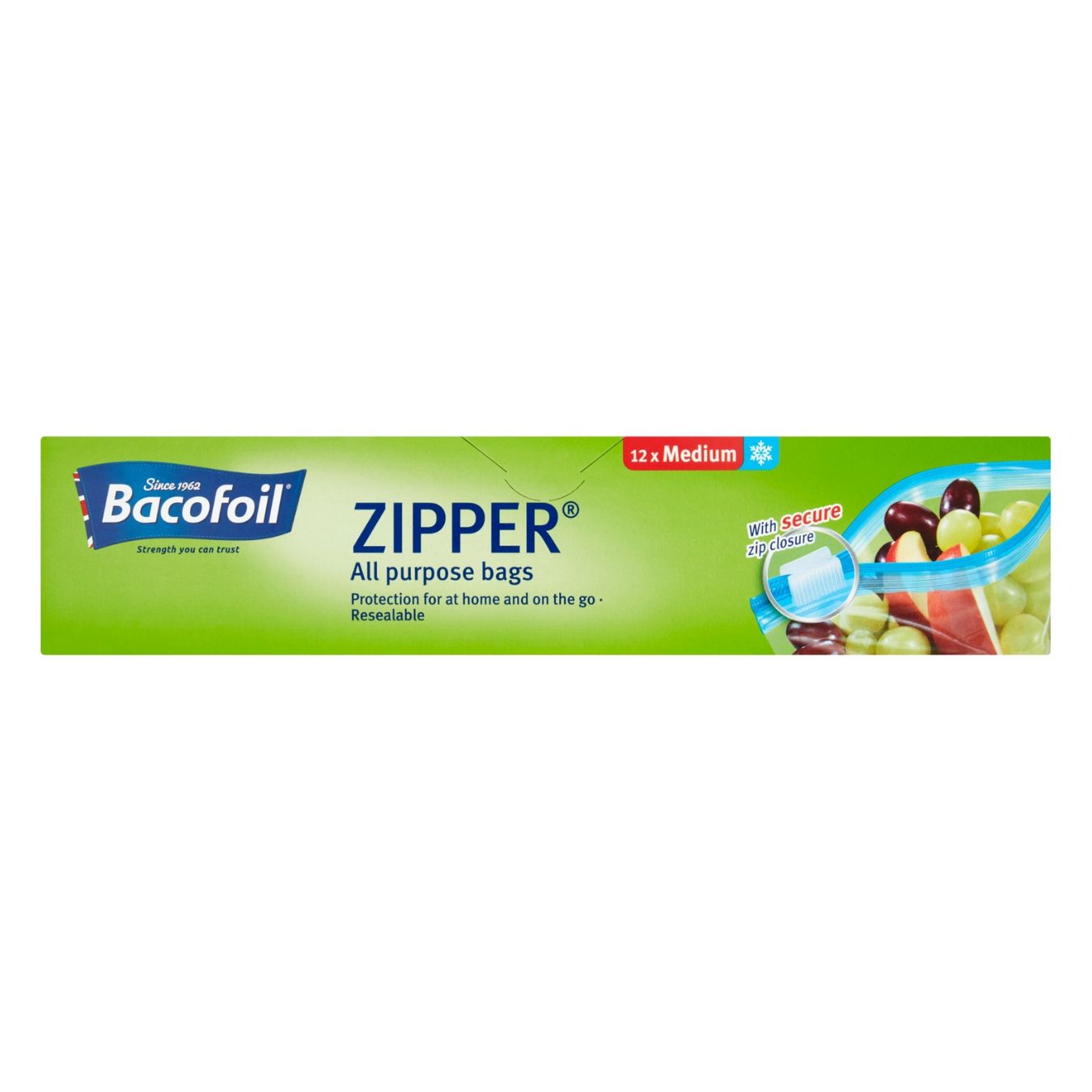 BACOFOIL ZIPPER BAGS MEDIUM - 3L