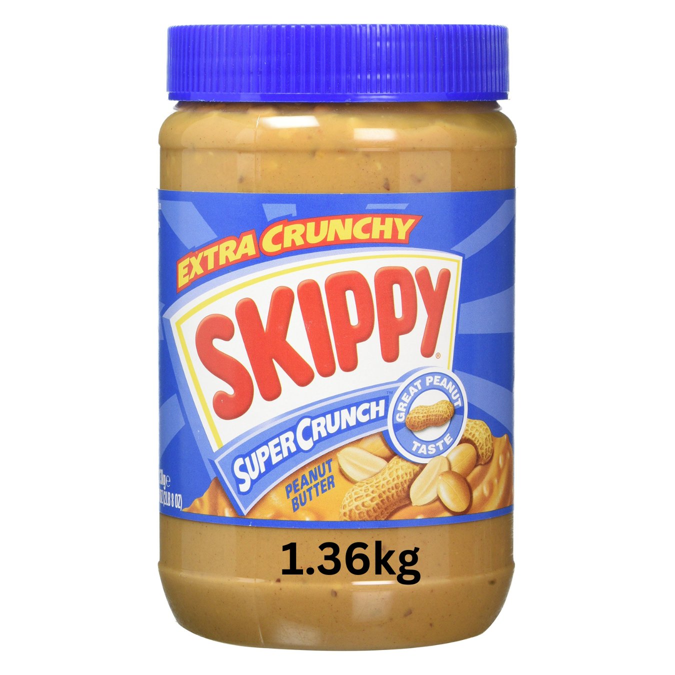 Skippy Peanut butter - Extra Crunchy - 1.36 Kg