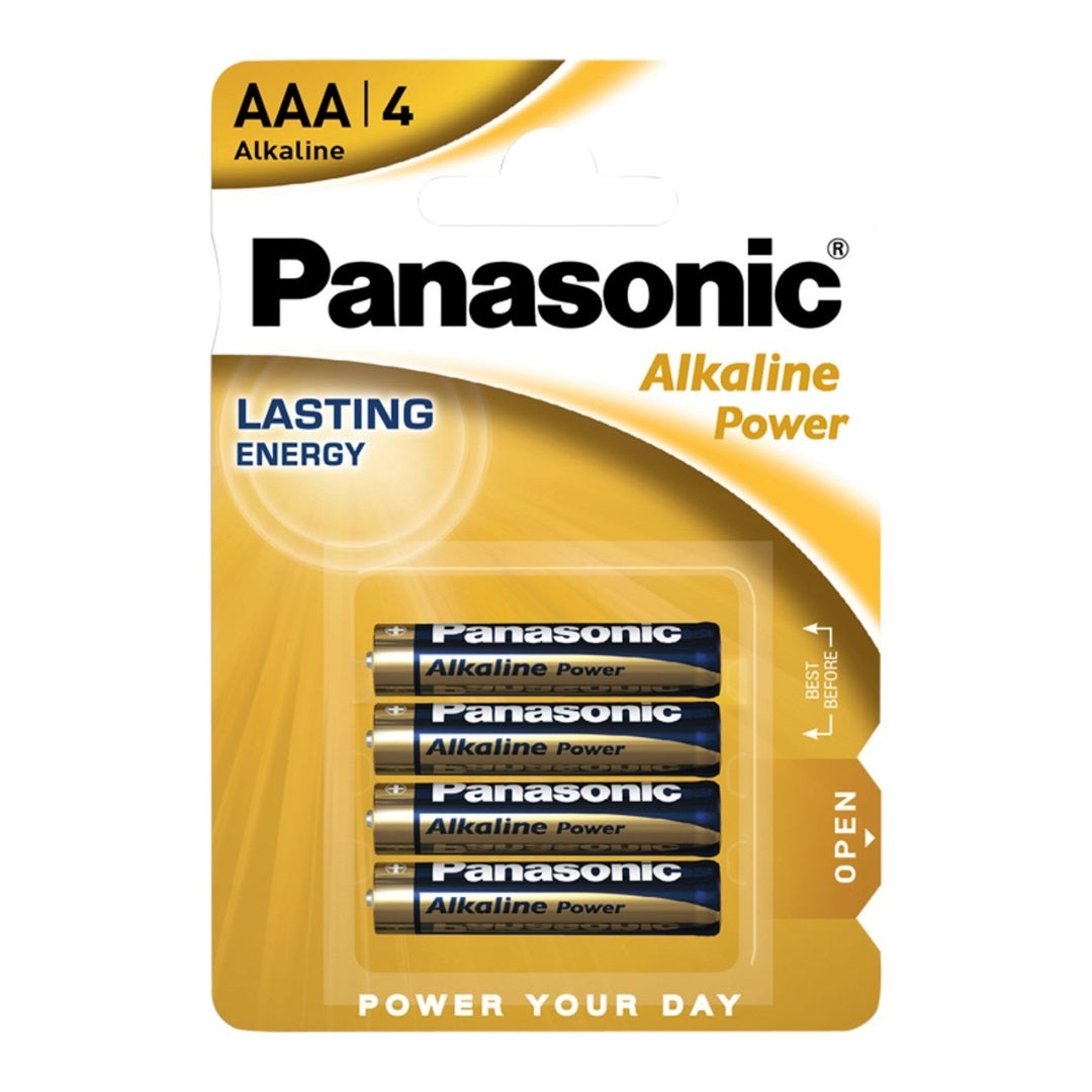 Panasonic Alkaline Batteries AAA - 4pk