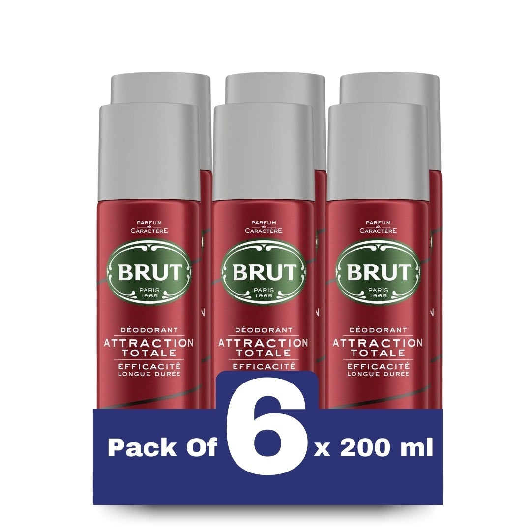 Brut Total Attraction Spray - Men - 200ml