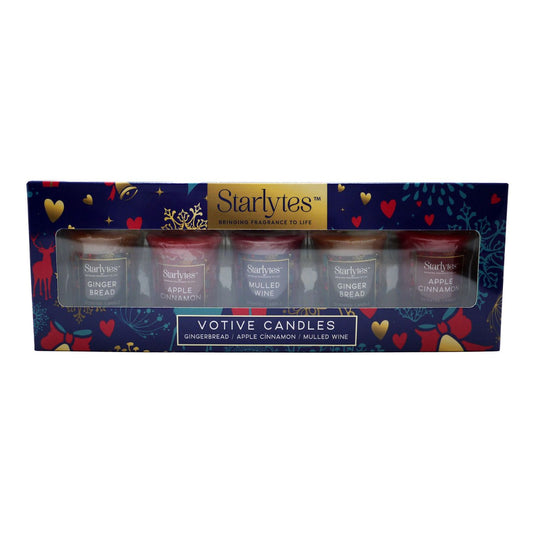 STARLYTES VOTIVE CANDLE SET - 5 Pieces