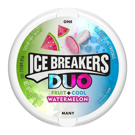 Ice Breakers Duo - Fruit + Cool - Watermenllon - 36g