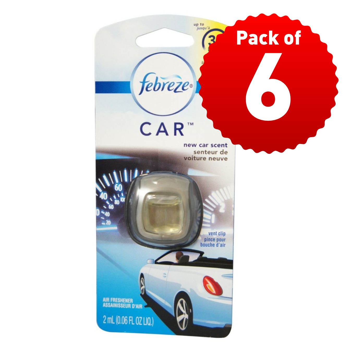 Febreze Car Air Freshener - 2ml