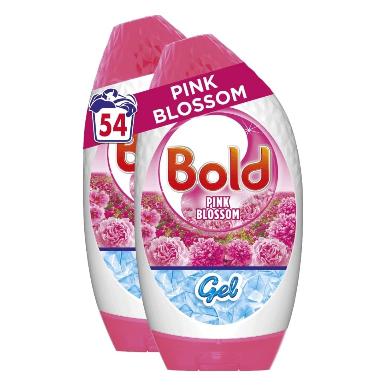 Bold 2 in 1 Pink Blossom Washing Liquid Gel 54w