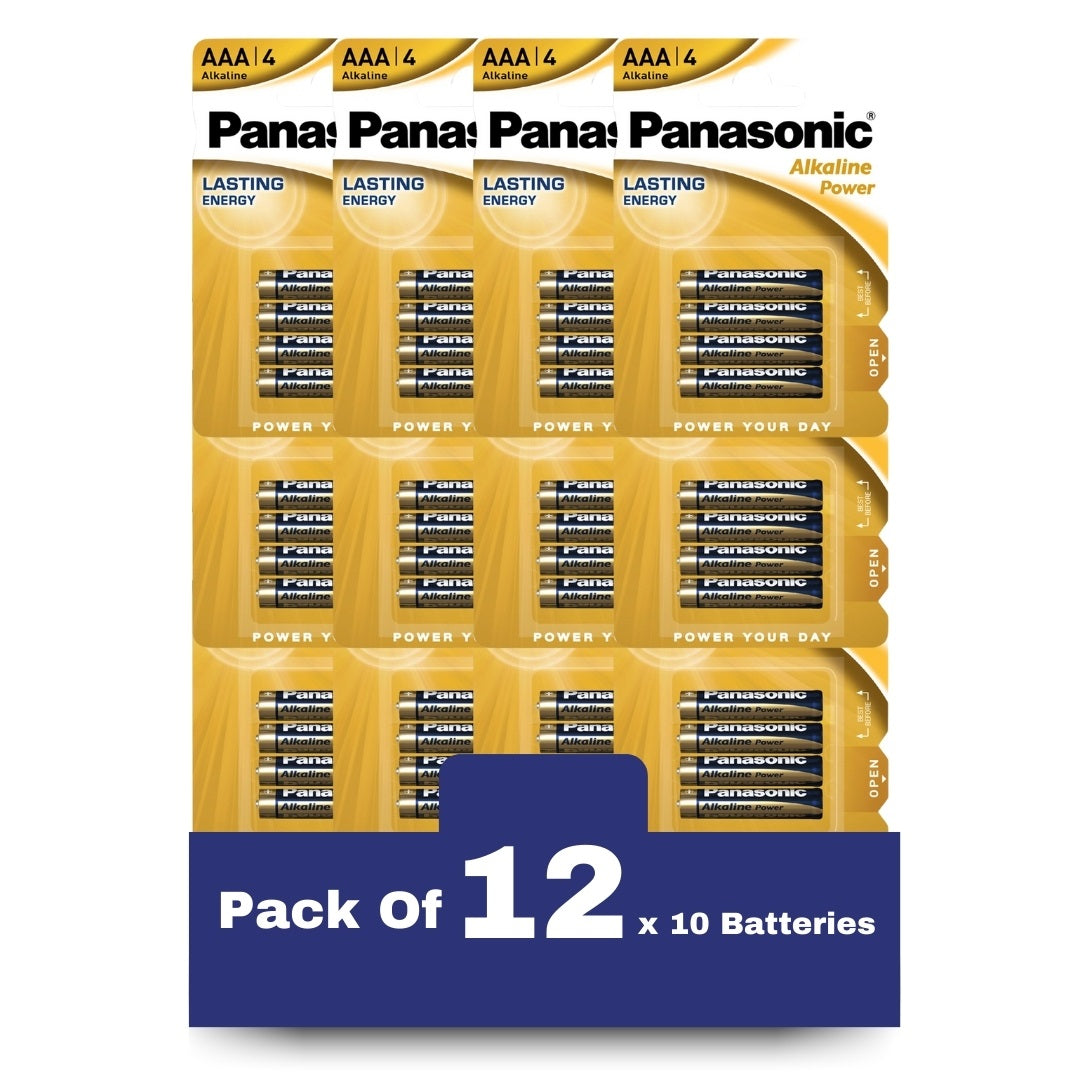 Panasonic Alkaline Batteries AAA - 4pk