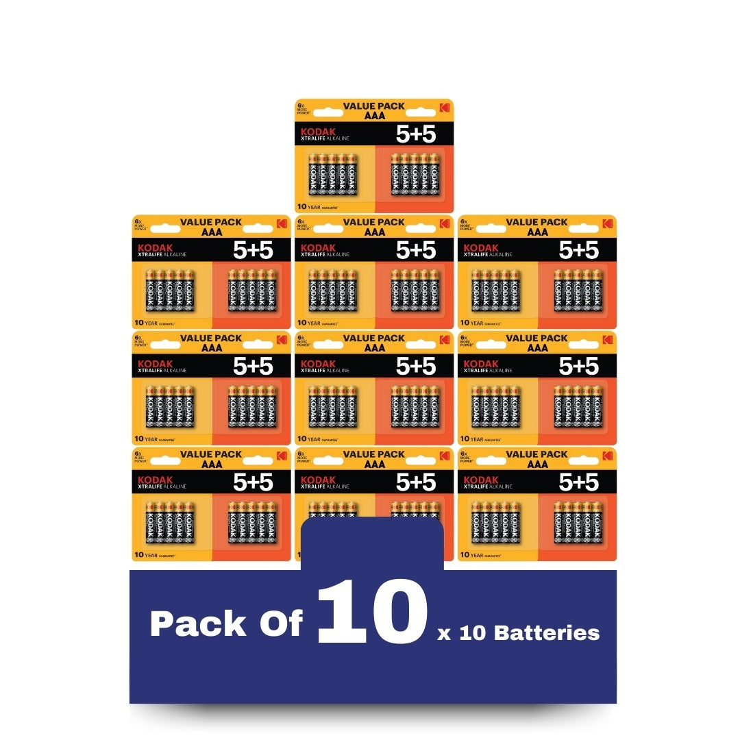 Kodak Xtra Life Alkaline Batteries AAA - Value Pack