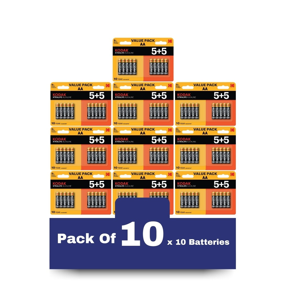 Kodak Xtra Life Alkaline Batteries AA - Value Pack