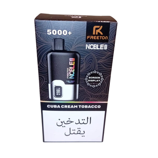 Noble Pro - Cuba Cream Tobacco - 5000 Puff