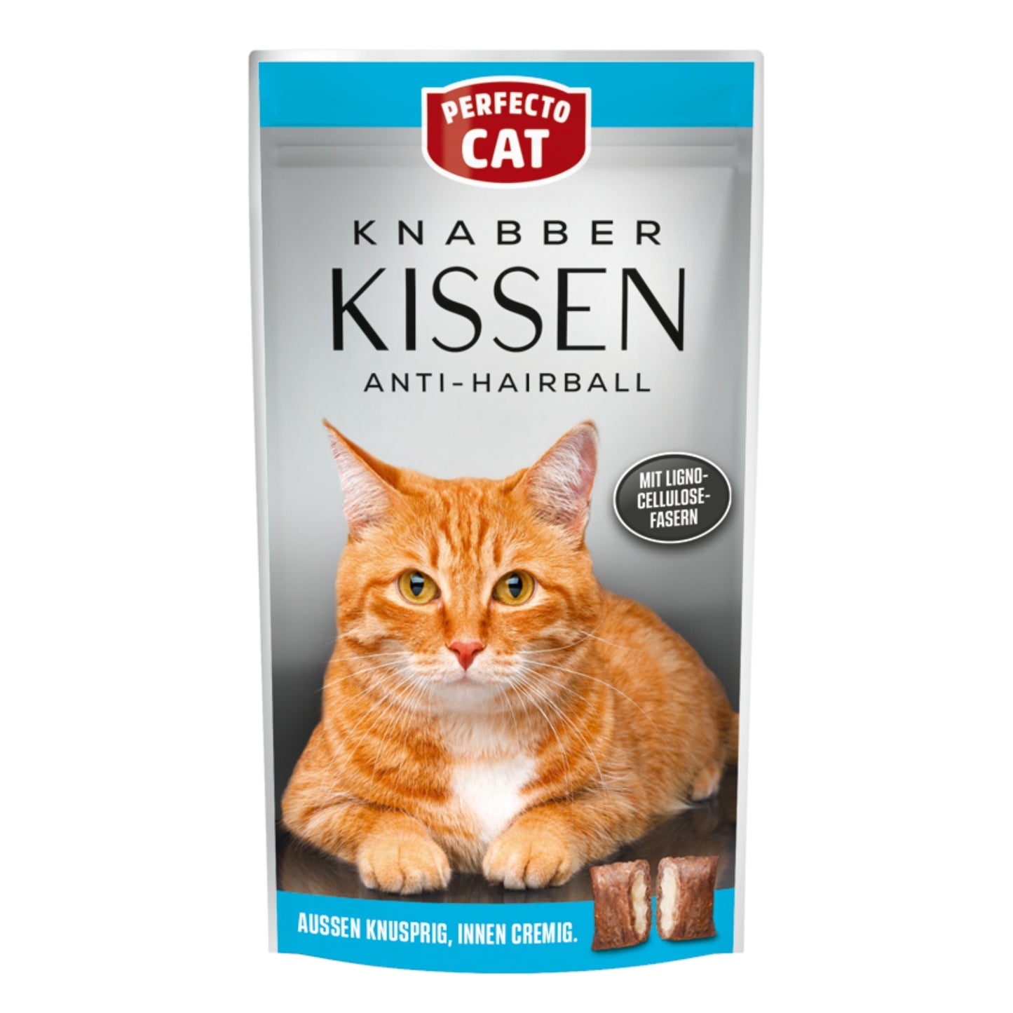 Perfecto Cat Kissen Knabber Anti Hairball - 50g